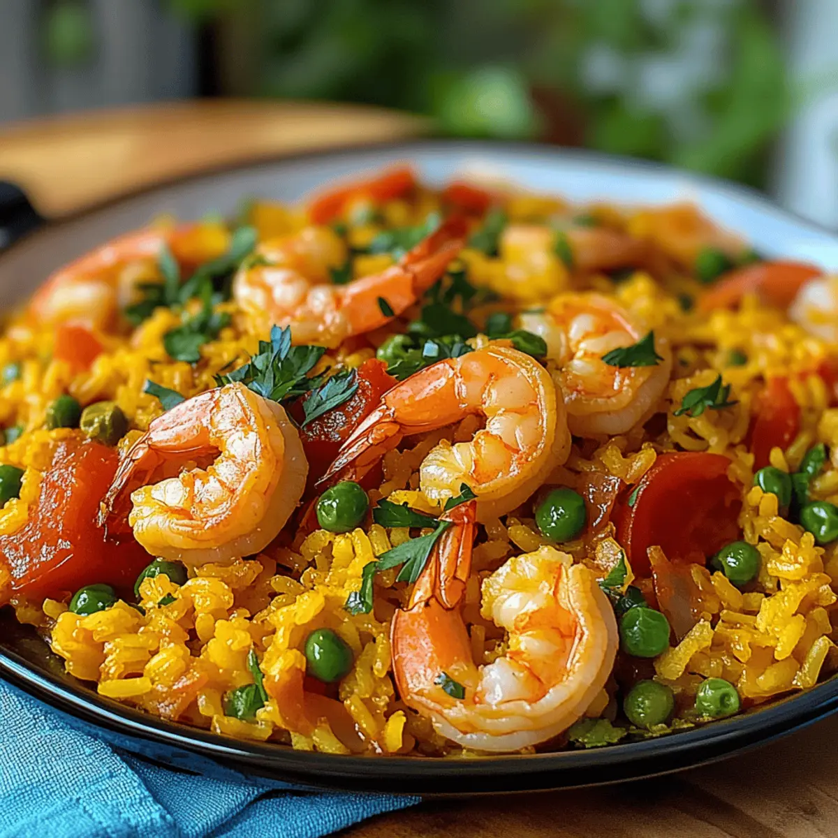 Pressure Cooker Shrimp Paella