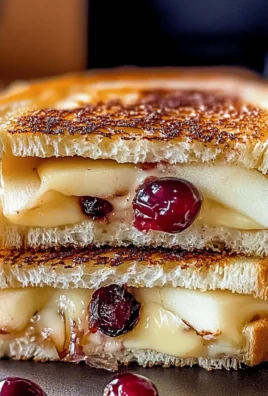 Apple and Cranberry Grilled Cheese