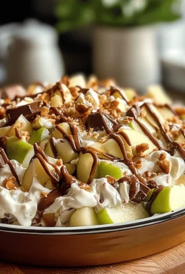 Creamy Snickers Apple Salad