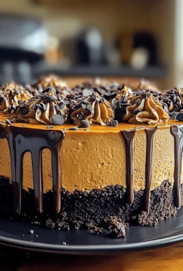 Pumpkin Chocolate Brownie Cheesecake