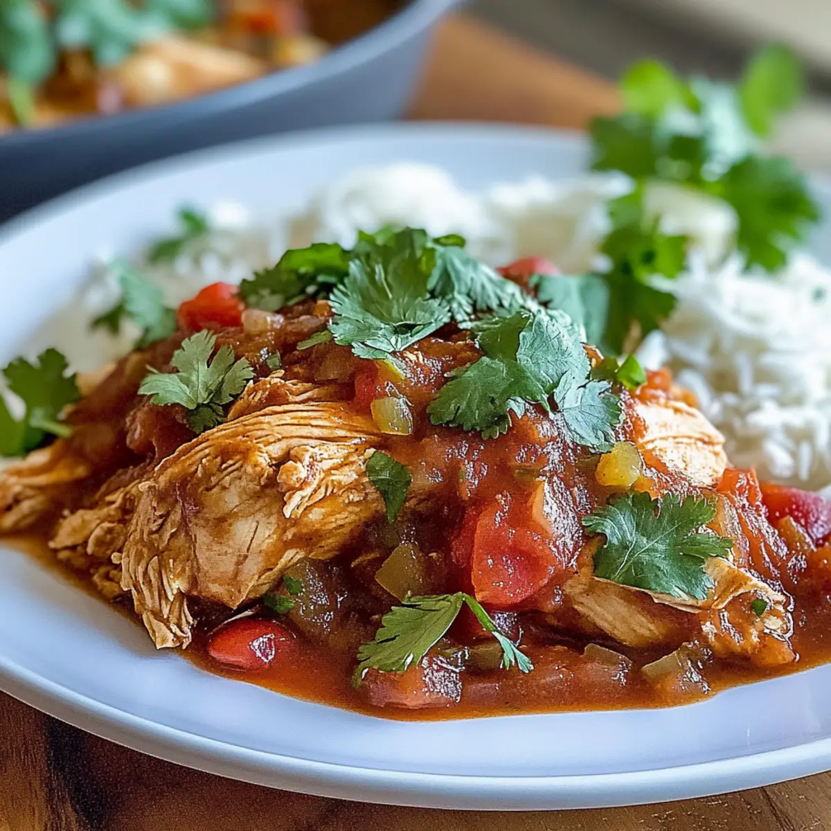 Crockpot Salsa Chicken