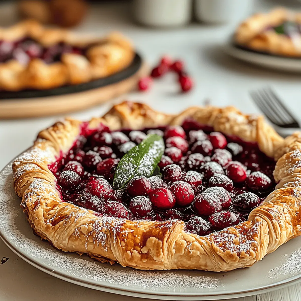 Cranberry Galette