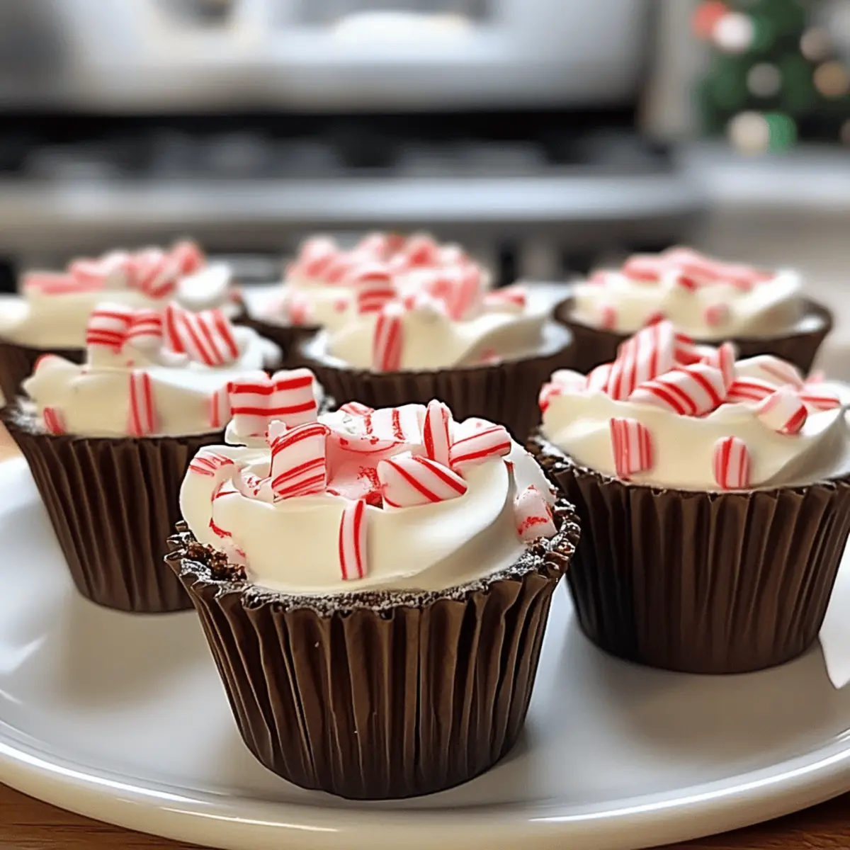 Peppermint Bark Cups
