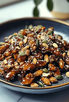 Sticky Miso Nuts and Seeds