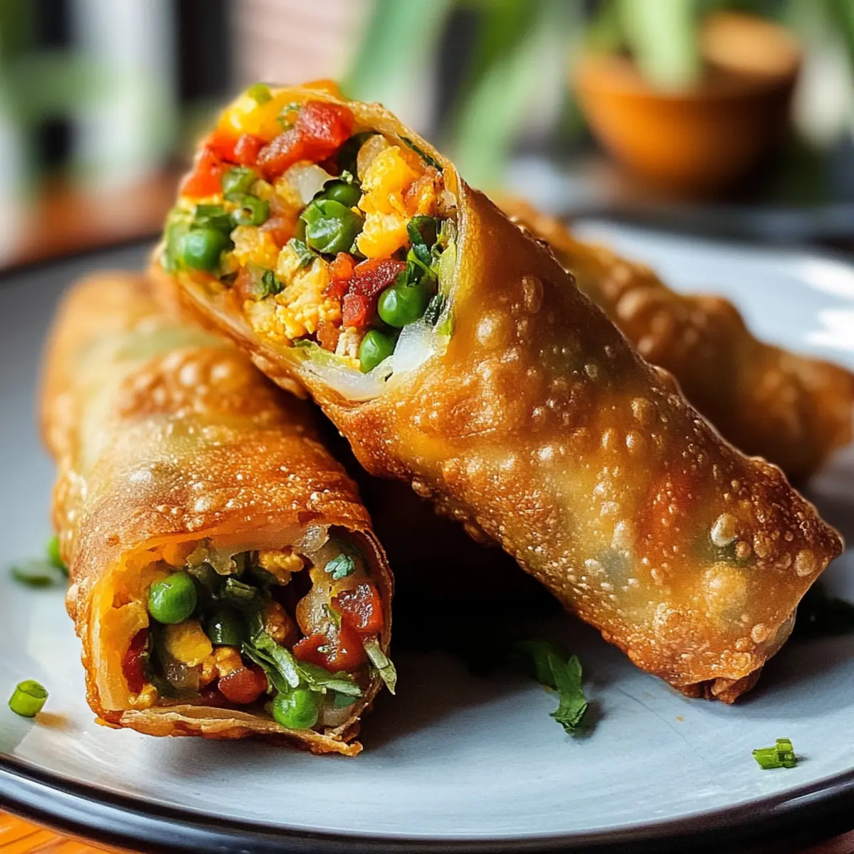Southwest Chicken Egg Rolls
