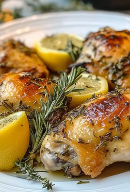 Lemon Rosemary Chicken Thighs