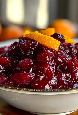 Homemade Cranberry Sauce with Orange Zest