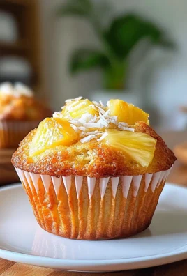 Cottage Cheese Pineapple & Coconut Muffins