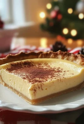 Christmas Eve Cinnamon-Vanilla Custard Pie