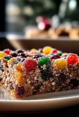 Christmas Fruitcake Bars