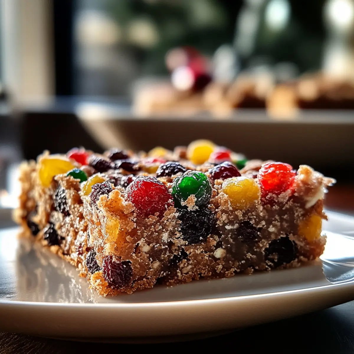 Christmas Fruitcake Bars