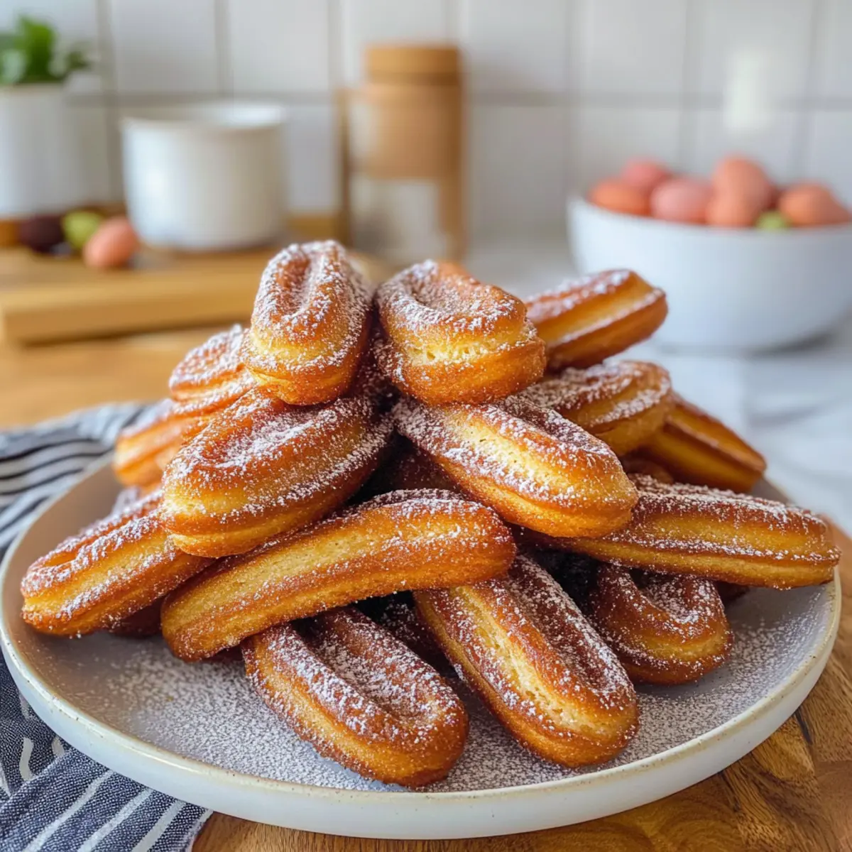 Valentine Sweet Air Fryer Churro Bites