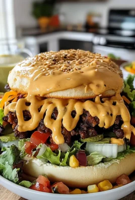 Loaded Burger Bowls with Special Sauce