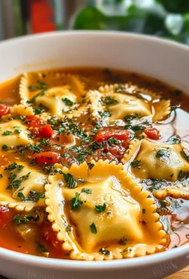 One-Pot Ravioli Soup