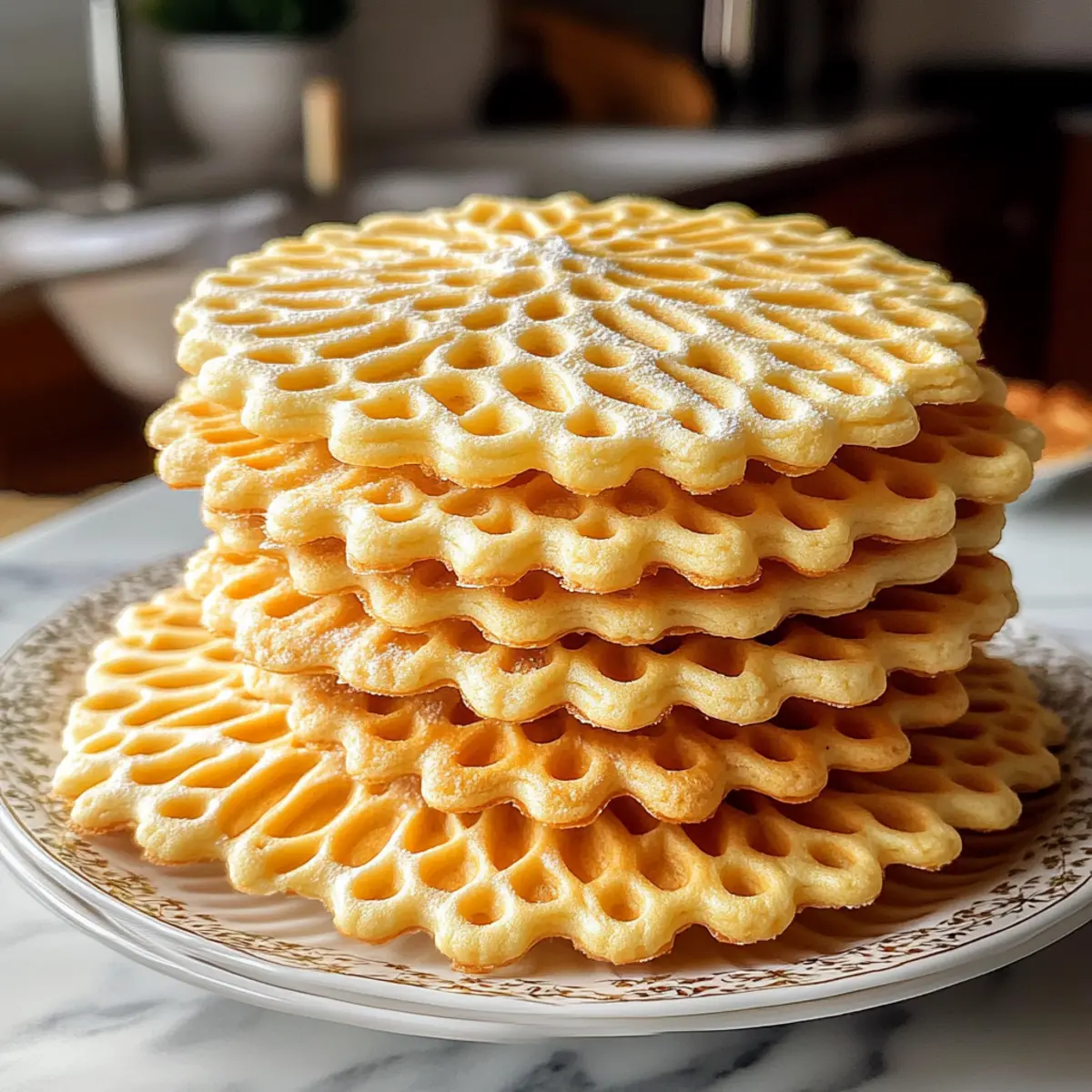 Italian Pizzelle Cookies