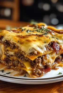 Parmesan Garlic Bacon Cheeseburger Lasagna