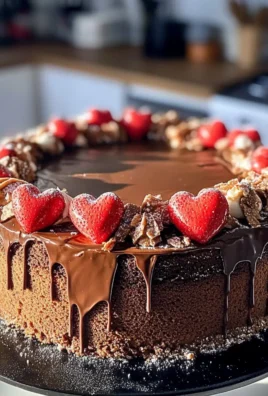 Valentine's Nutella Cake