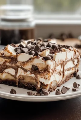 No Bake Hot Chocolate Lasagna