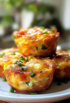 Mini Breakfast Omelets with Tater Tot Crust