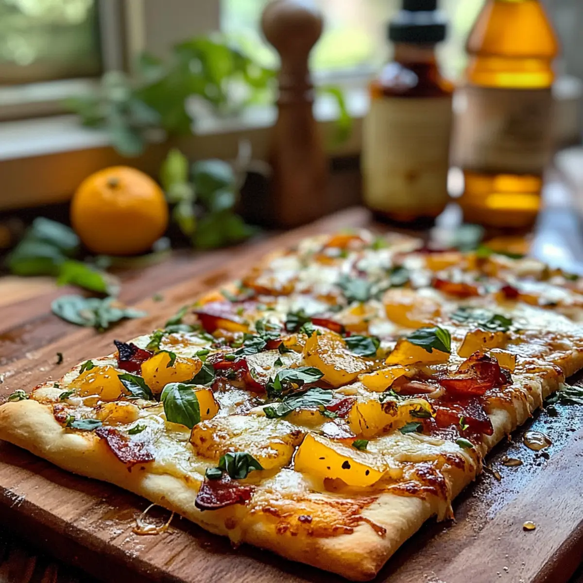 Hot Honey Flatbread Pizza