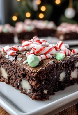 Peppermint Bark Brownies
