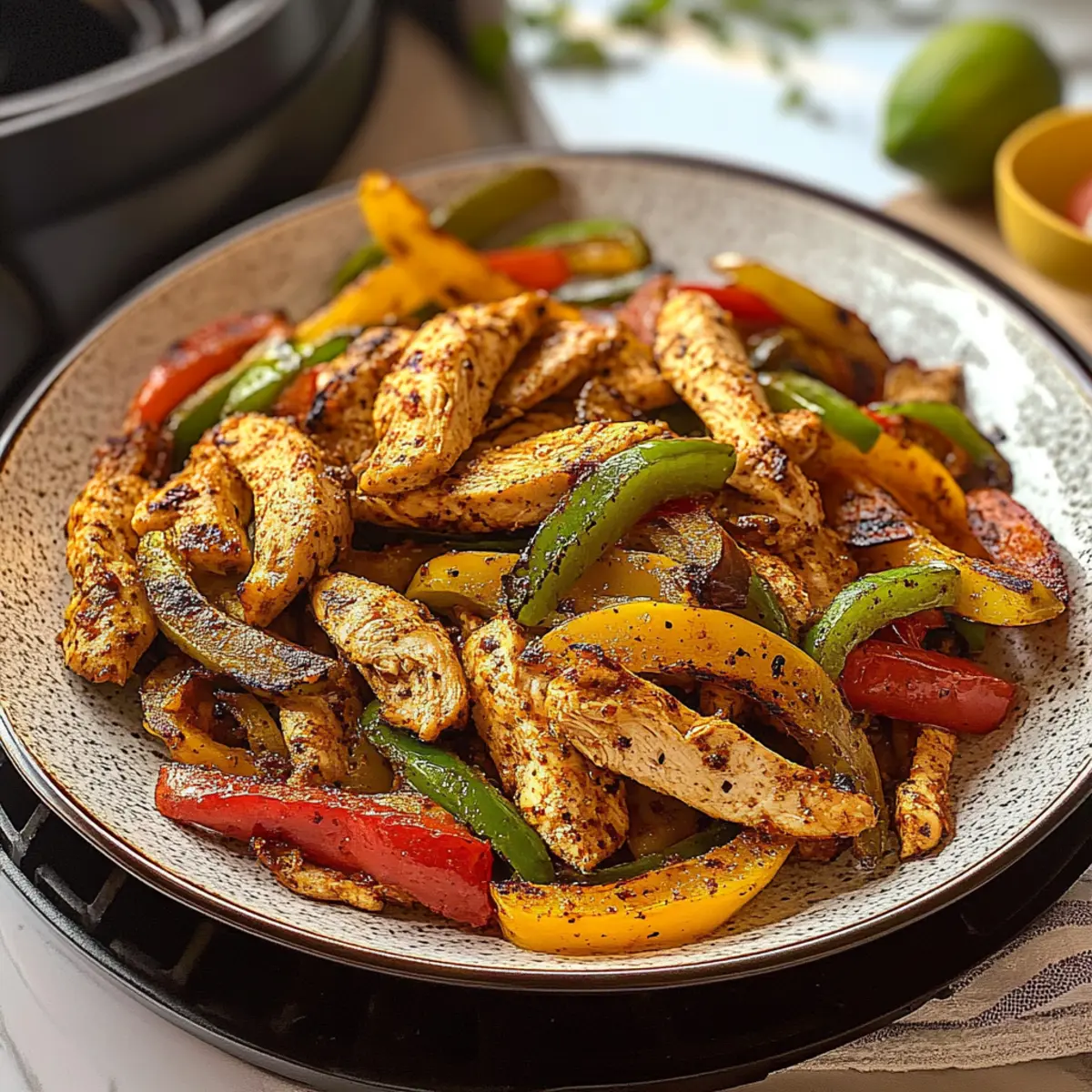Air Fryer Chicken Fajitas